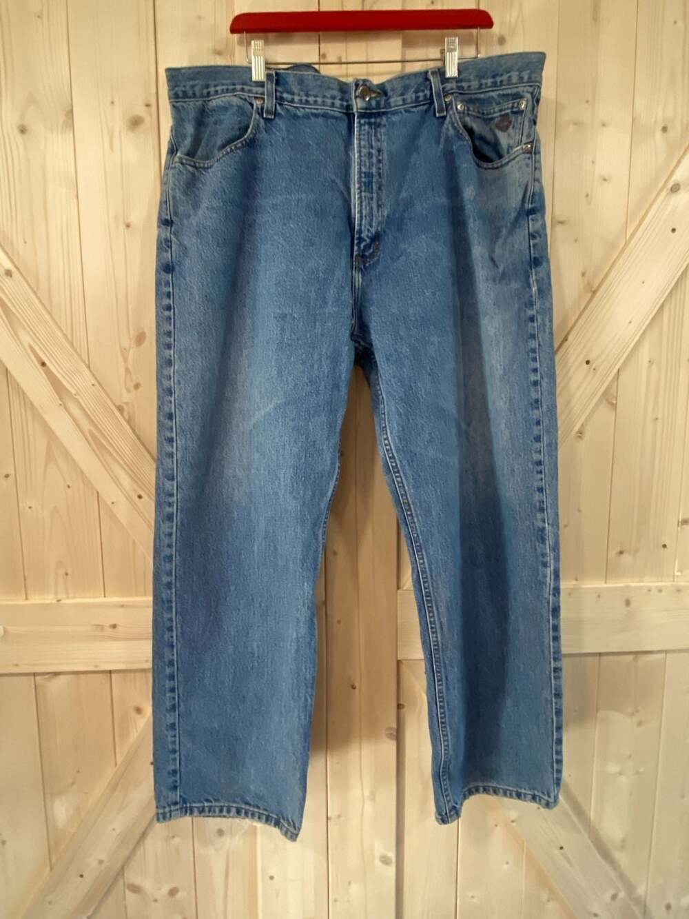 Harley Davidson Men's Blue Denim Straight Leg Jeans 42 x 30